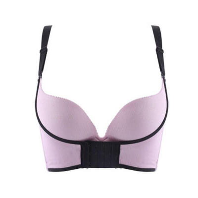 

Women sexy no trace front buckle no steel ring thickening adjustable gathered bra
