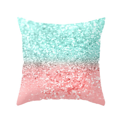 

Multicolor Sequin Throw Pillow Case Cushion Cover Glitter Home Decor Cotton Linen Pillowcase Square 18" x 18"