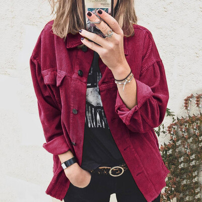 

Tailored Womens Autumn And Winter Solid Button Long-sleeved Clothes Sweater Coat