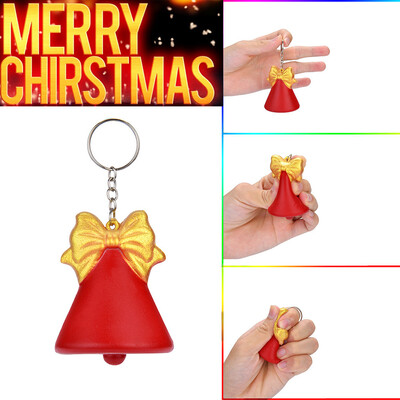 

YIWULAChristmas Bell Scented Squishies Slow Rising Kids Toys Stress Relief Toys Props