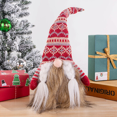 

Gobestart Santa Cloth Doll Birthday Present For Home Christmas Holiday Decoration