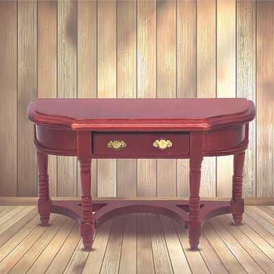 

YIWULA112 16 Toy House Miniature Scene Model Pretending Round Table Simulation Toy