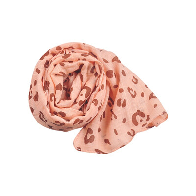 

Autumn Winter Casual Fashion Baby Girl Leopard Scarf Childrens Warm Neckerchief