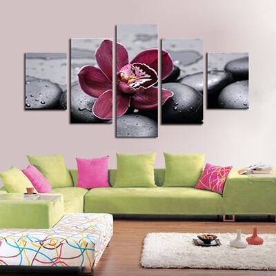 

Household Decorative Flowers Wall Art Painting Modern Frameless Canvas Painting Print Home Room Art Wall Decoration