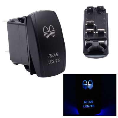 

1Pc Universal Car Rear Trunk Door Light Open Switch Button Tail Lamp