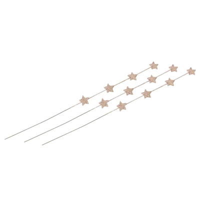 

24 Strings Christmas Tree Stars Baubles Decorations Xmas Party Wedding Ornament