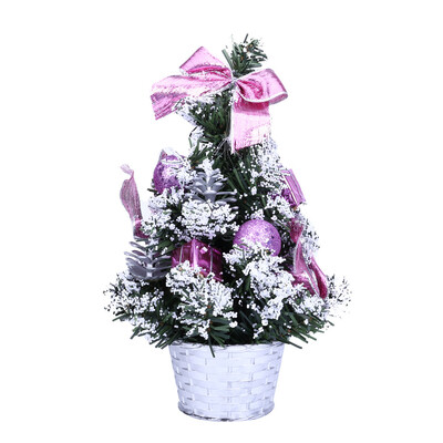 

JPGIF Mini Christmas Tree Ornament Desk Table Festival Xmas Party Decor Gifts 25cm