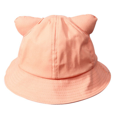 

Kids Sun Protection Hat Cute Animals Ear Designed Boys Girls Bucket Hat Summer Cotton Cap Children Accessories Hat