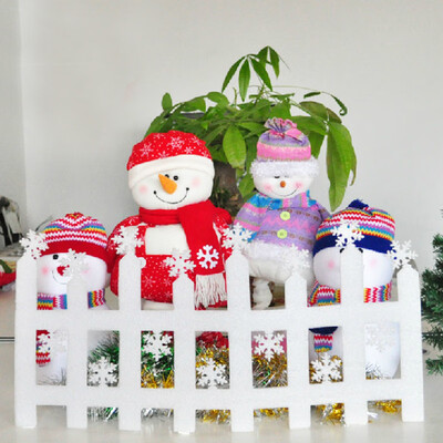 

Many beautiful recall Christmas decorations Christmas tree package ornaments children Christmas gift decorations Christmas scene layout Pearl cotton decorative fence