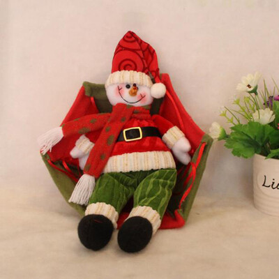 

Gobestart Santa Claus Snowman In Parachute Christmas Tree Hanging Ornament Xmas Decoration