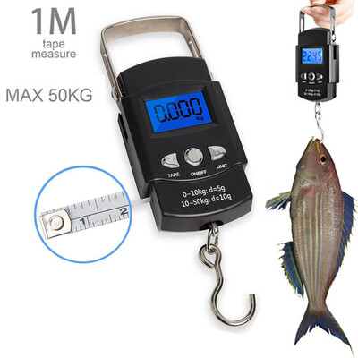 

Gobestart Hand LCD Electronic Digital Scale Travel Fish Luggage Hanging Hook Weight