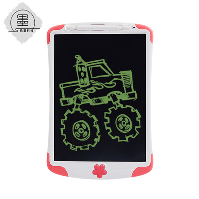 

Ink pick-up LCD handwriting board electronic drawing board hand-painted board drawing board childrens writing board light energy small blackboard 12 inch pink