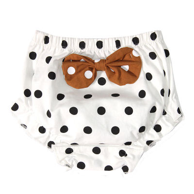 

Kids Girls Underwear Baby Toddler Girl Cotton Cute Breathable Soft Dot Print Underwear Panties Briefs with Bowknot 2019 New