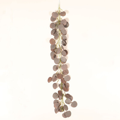 

Toponeto Simulation Plant Small Eucalyptus Green Leaf Money Leaf Home Decoration