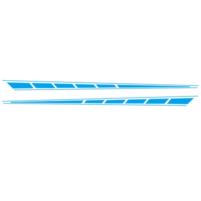 

1 Pair Auto Racing Stripes Sticker Body Side Door Exterior Decals Accessories