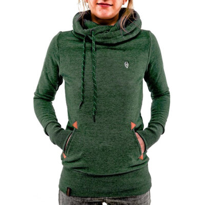 

Hoodie Korean Women Winter Long Sleeve Plain Fashion Sweatshirt Casual Hooded Coat Pullover Jumper Tops