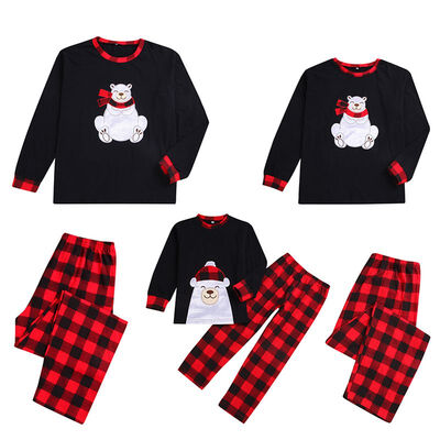 

Christmas Costume Print Parent-child Home Sleepwear Set New Family Pajamas Set Matching Family Outfits