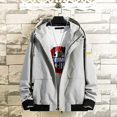 

Toponeto Mens Autumn Winter Long Sleeve Hooded Outwear Tops Blouse Loose Jacket