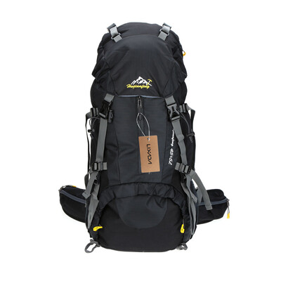 

45L5L Outdoor Hiking Trekking Polyester Cloth rucksack Camping Travel Backpack with Rain Cover 236 118 79in