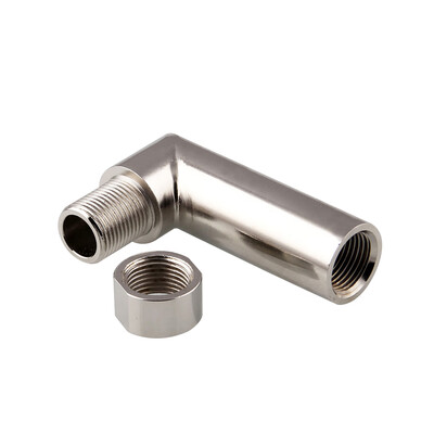 

O2 Oxygen Sensor Angled Extender Spacer 90 Degree O2 Bung Extension Oxygen Adapter
