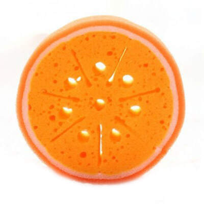 

Cute Fruit Cleaning Sponge Multipurpose Fruit Shaped Cleaning Sponge Non-Scratch Kitchen Cleaner for Pot Pan Dish Bowl