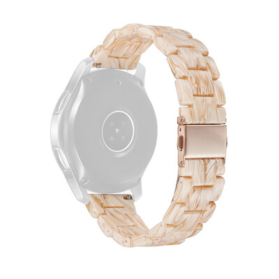 

〖Follure〗Luxury Crystal Resin Agate Beads Watch Band Strap For Samsung Galaxy watch 46mm