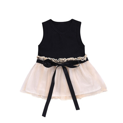 

0-5Y Kid Baby Girls Dress 2019 New bow Baby Girls Princess mesh Dress Party Birthday Tutu Tulle Dresses Summer Clothes