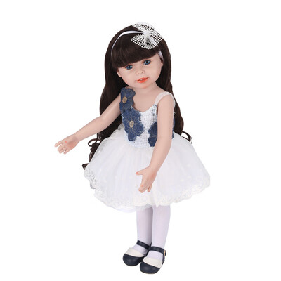 

Tailored Lifelike Girl Doll Baby Doll Cute 45cm Doll Kids Girl Playmate Birthday Gift