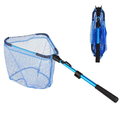 

2 Section Collapsible Fishing Net Telescoping Folding Fish Landing Net for Fly Fishing Catch&Release
