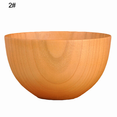 

Japanese Style Solid Wooden Rice Soup Storage Bowl Container Tool Kitchen Gadget