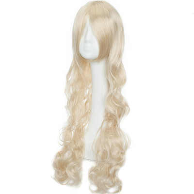 

Silvery Gray Cosplay Wig with Bangs 13 Colors Heat Resistant Synthetic Wig Long Straight Vogue Anime for Women Girls Lady Fashion