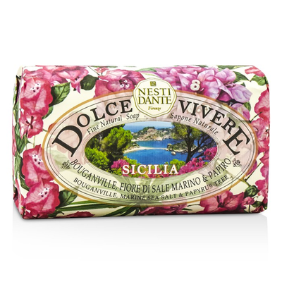 

NESTI DANTE - Dolce Vivere Fine Natural Soap - Sicilia - Bouganville Marine Sea Salt & Papyrus Tree 250g88oz
