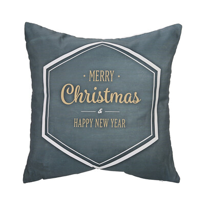 

2020 New Christmas Tree Deer Pillowcase Home Decor Car Sofa Cushion Cover Christmas Decor 45X45Cm