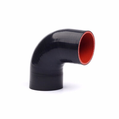 

25 inch 90 Degree Elbow Silicone Hose Coupler Turbine Tube Pipe 63MM Black Red