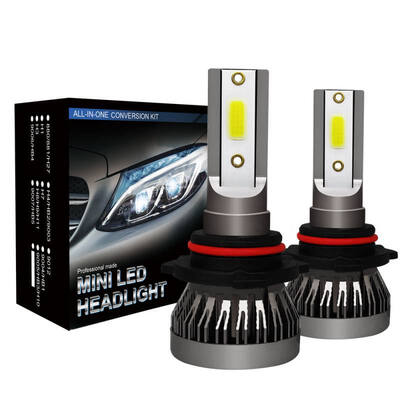

2PCS Car headlight Mini Lamp H4HB29003 Bulbs H11H9H8 LED Headlamps Kit