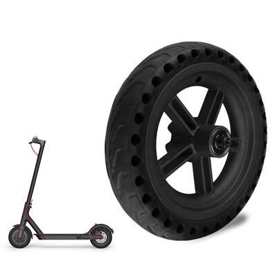 

Electric Scooter Tire Damping Solid Tyre Aluminum Rear Wheel Hub for Xiaomi M365 Scooter