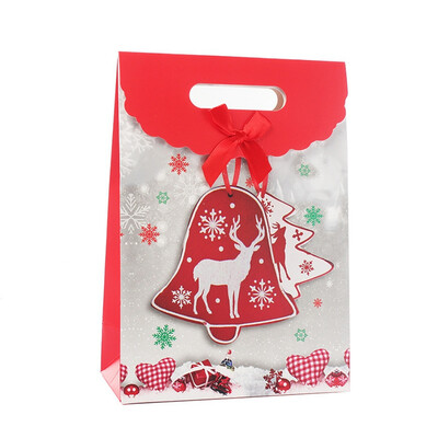 

Christmas Gift Bag Paper Bag Cute Cartoon Pattern Portable Candy Bag Christmas Decoration Holiday Gift Accessories