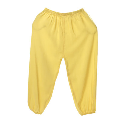 

New Summer Kids Pants Children Boys And Girls Thin Elastic Waist Cotton Casual Full Length Pants