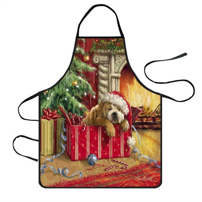 

Siaonvr Christmas Decoration Waterproof Apron Kitchen Aprons Dinner Party Apron