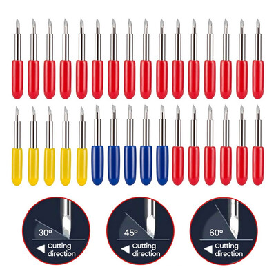 

30-in-1 30 45 60 Degree Replacement Blades for Cricut Vinyl Cutter Cutter Plotter