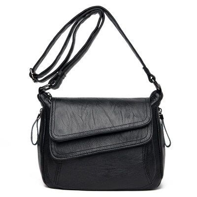 

Fashion Women Solid Color Faux Leather Crossbody Shoulder Bag Phone Key Pouch
