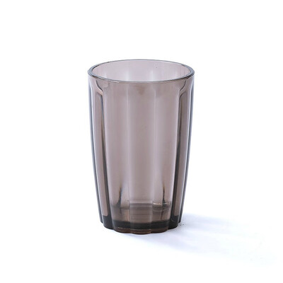 

Gobestart Transparent Stripe Cup Cup Home Coffee Cup Bathroom Wash Cup Toothbrush Cup