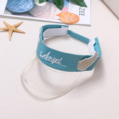 

Baby Cat Baby Cute Letter Embroidery Empty Top Hat Sunscreen Tourism Beach Outdoor Children Sun Cap