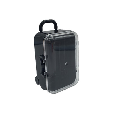 

Gobestart Mini Rolling Travel Suitcase Box Wedding Favors Party Reception Candy Toy