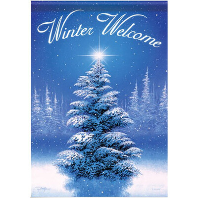 

Christmas Garden Flag Santa Claus Reindeer Snowman Pattern For Home Lawn Yarn Decor Winter Xmas Party Supplies