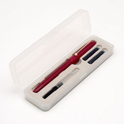 

KACO RETRO Fountain Pen Set with 2pcs Ink Cartridge Gift Box Hooded Nib 038mm for Student