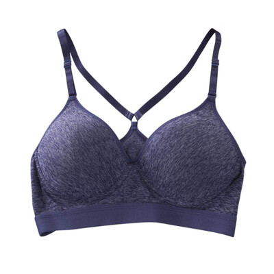 

2018 Summer New Fitness Bra Breathable Bra Workout Push Up Bra For Women Shockproof Brassiere Padded Elastic Tank