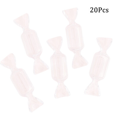 

Transparent Pill Storage Box Cute Plastic Candy Shape Pill Case Portable Mini Jewelry Storage Box Portable 20PCS