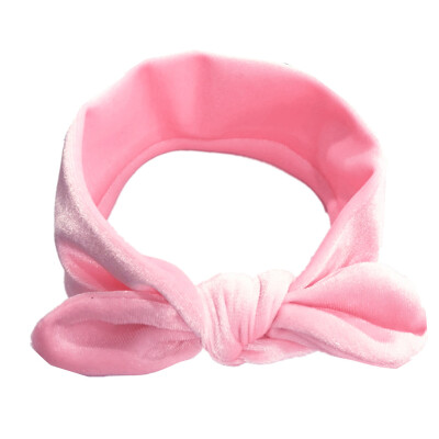 

Girls Headband Rabbit Bow Ear Hairband Headwear Hot Sale Turban Knot Head Wraps Children Casual Clothing Accessories