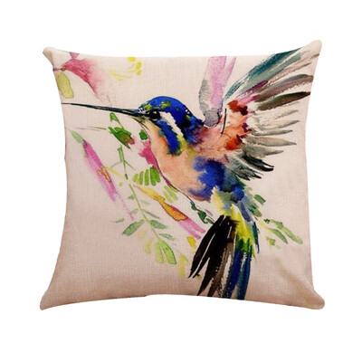 

〖Follure〗Bird Tree Cotton Linen Pillow Case Cushion Cover Waist Cover Home Decor
